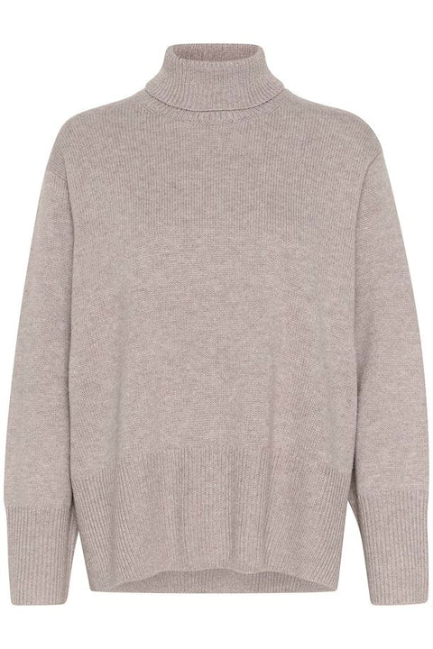 Kaxy Turtleneck Pullover Taupe