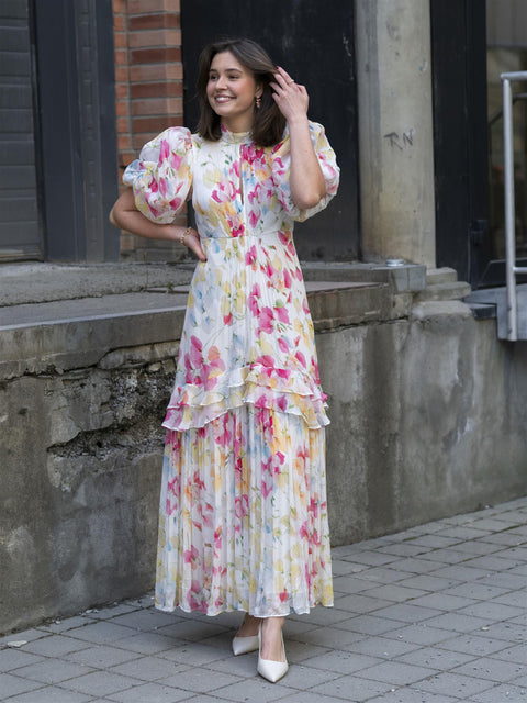 Chiffon Tieback Gown Mønster