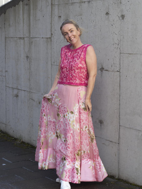 Embroidered Top Rosa