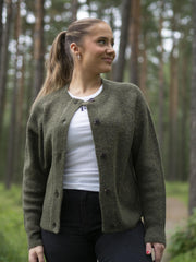 Lulu short cardigan Mørkegrønn