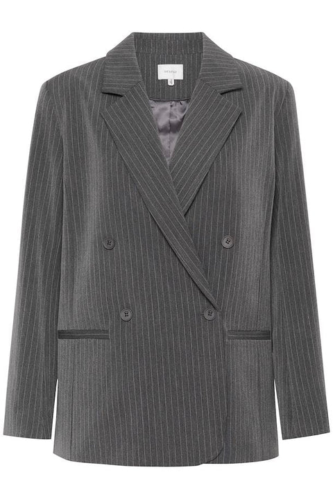 Joelle pinstripe blazer Grå