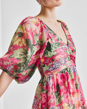 Cupro Mini Dress Multi