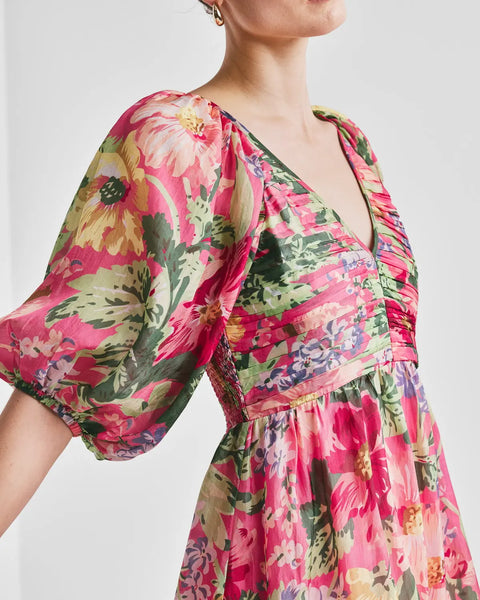 Cupro Mini Dress Multi