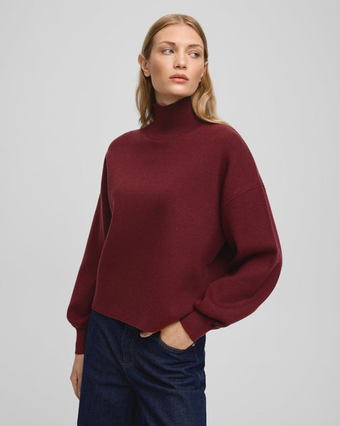 Mercy East Pullover Burgunder