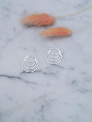 Silhouette Earrings Sølv