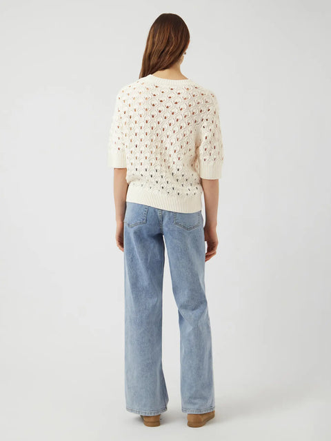 Mansa Knit Pullovwer Hvit