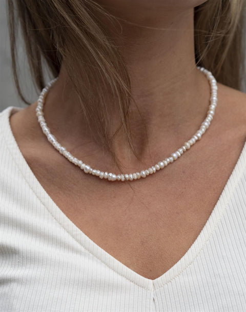 Liberty Neclace Hvit