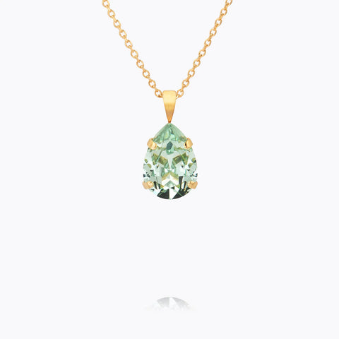 Mini drop necklace Lysegrønn