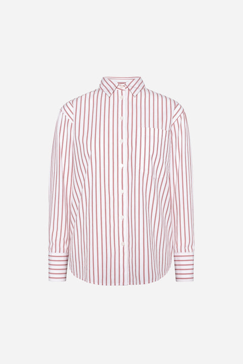 Bibi Stripe Shirt Hvit/Rød