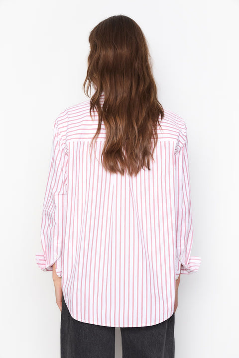 Bibi Stripe Shirt Hvit/Rød