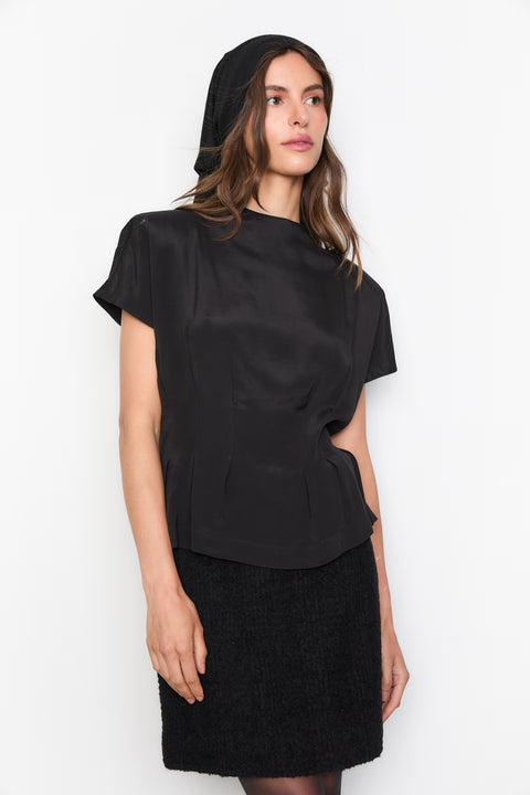 June Blouse Sort