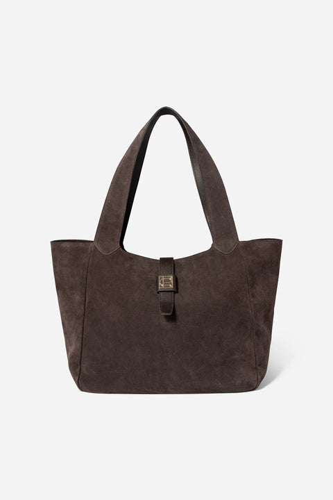 Lucille Tote Bag Large Brun