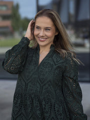 Holi Ls Dress Grønn
