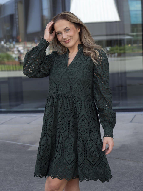 Holi Ls Dress Grønn