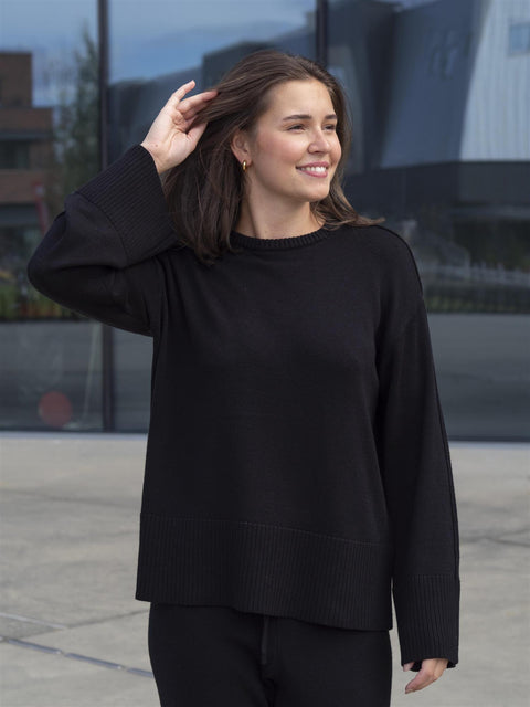 Babette Pullover Sort