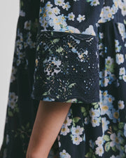 Cotton Slub Tunic Dress Blå