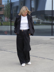 Avenue trenchcoat Sort
