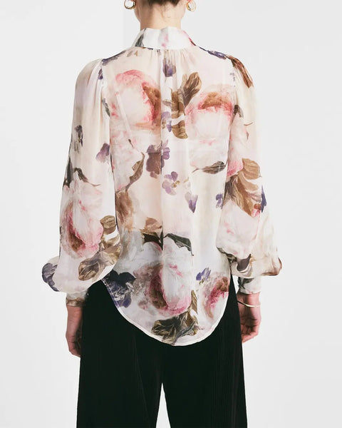 Organza Blouse Beige