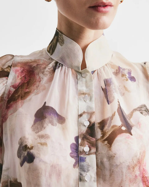 Organza Blouse Beige