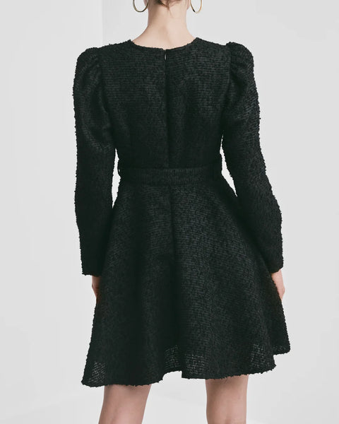 Bouclè Belt Dress Sort