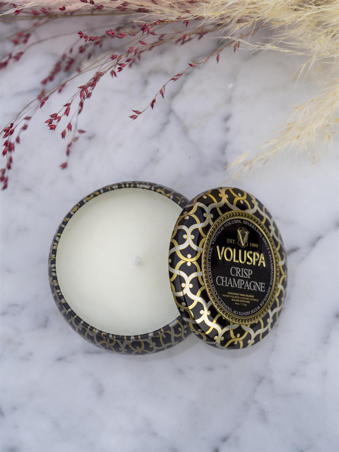 Tin Candle Crisp Champagne Sort