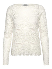 Dania Lace Boatnec Off-White