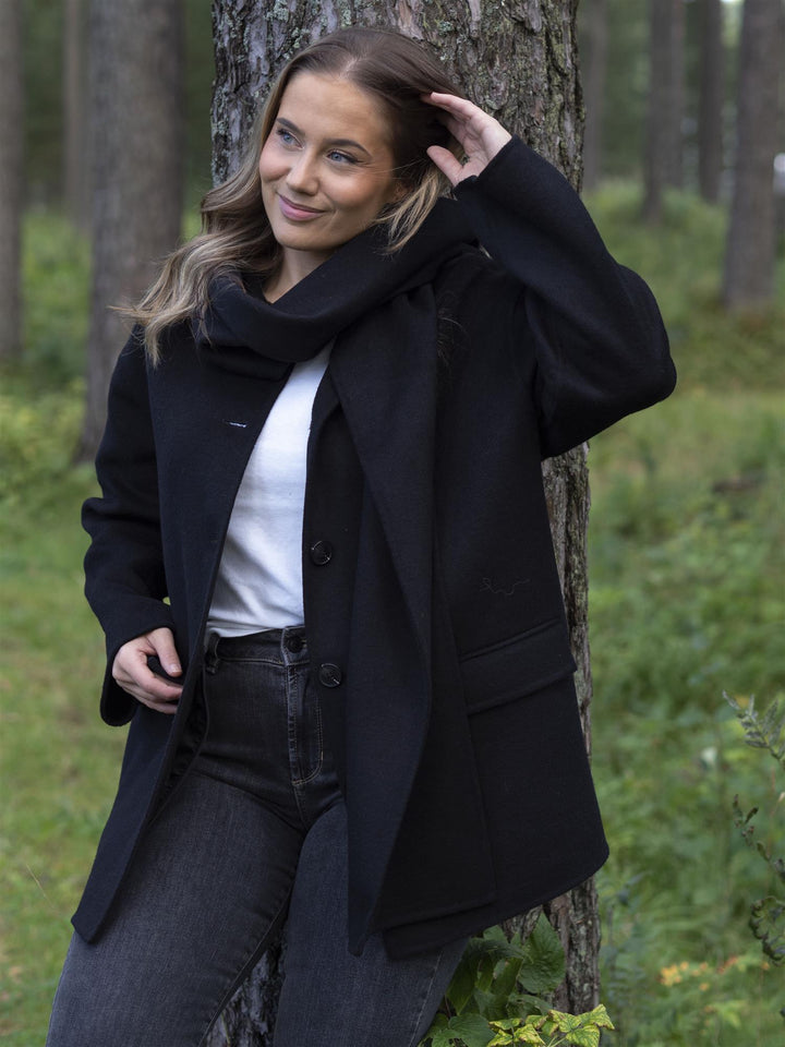 Pam Scarf Jacket Sort