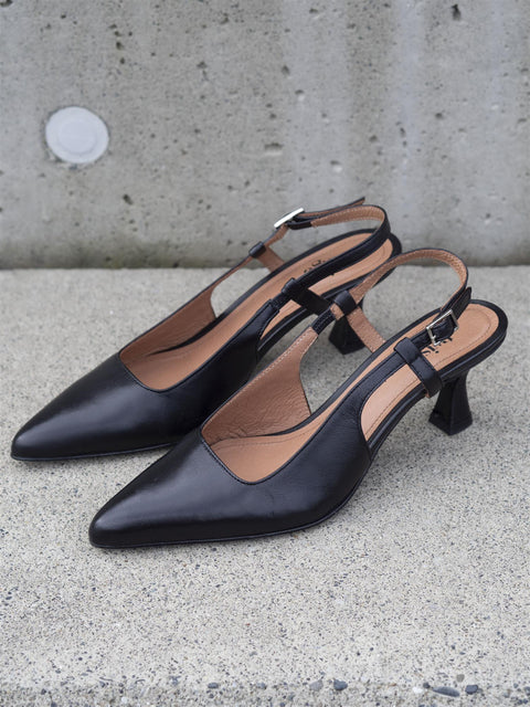 New York Slingback Heels Sort