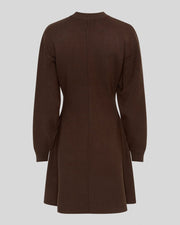 Alfreda East Dress Mørkebrun