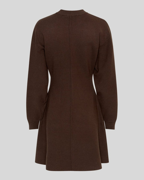 Alfreda East Dress Mørkebrun
