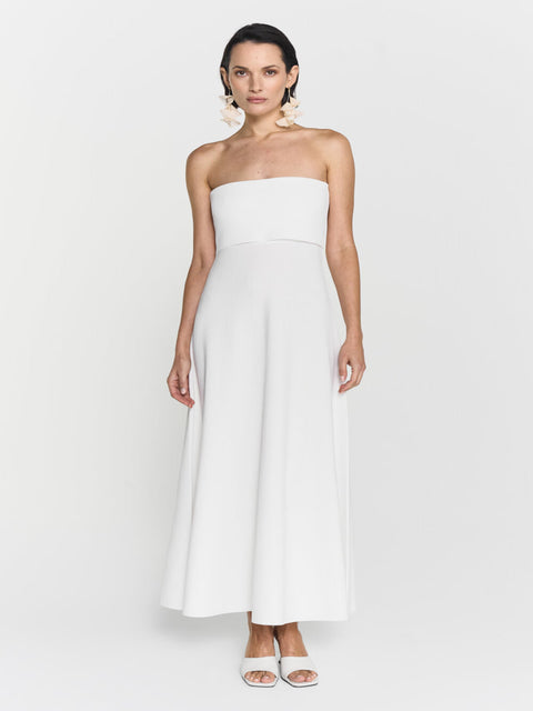 Clementina midi Dress Off-White