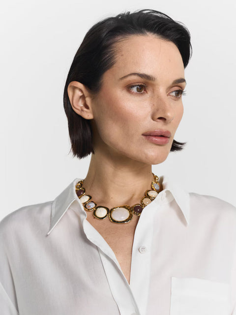 Lorraine Necklace Gull
