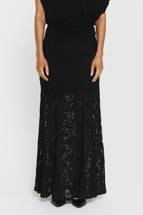 Akasha Lace Skirt Sort