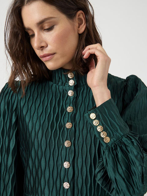 Ripple LS Dress Grønn