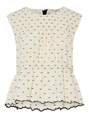Dobby Topp Beige