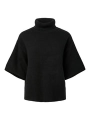 Emila 2/4 Wool Knit Pullover Sort