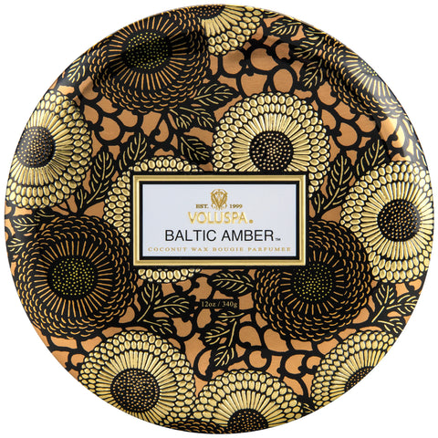 Tin Baltic Amber 3-wick Gull