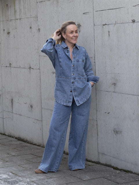 Jeccy Jeans Lysblå