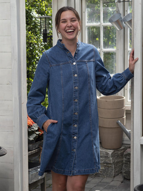 Rylan Elena Shirt Dress Denim