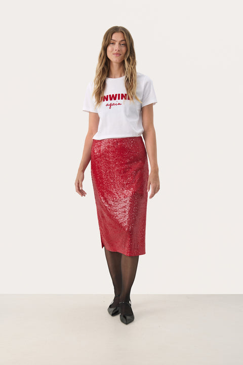 Teffania Skirt Rød