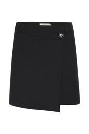 Paula wrap skirt Sort