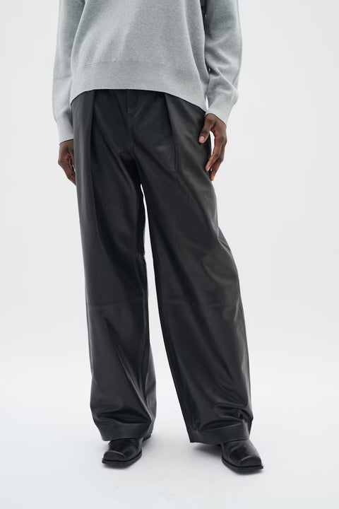 BrodiaIW Leather Pant Sort
