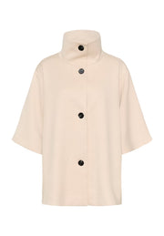Hollyn Cape Jacket Offwhite