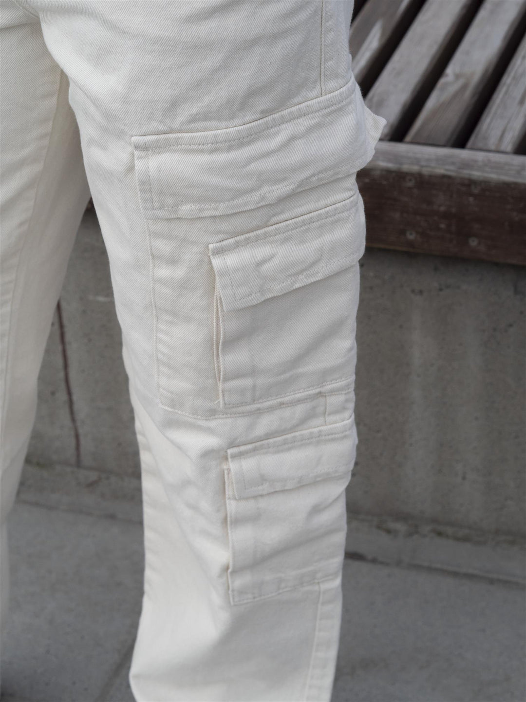 Tiana Work Straight Cargo Offwhite