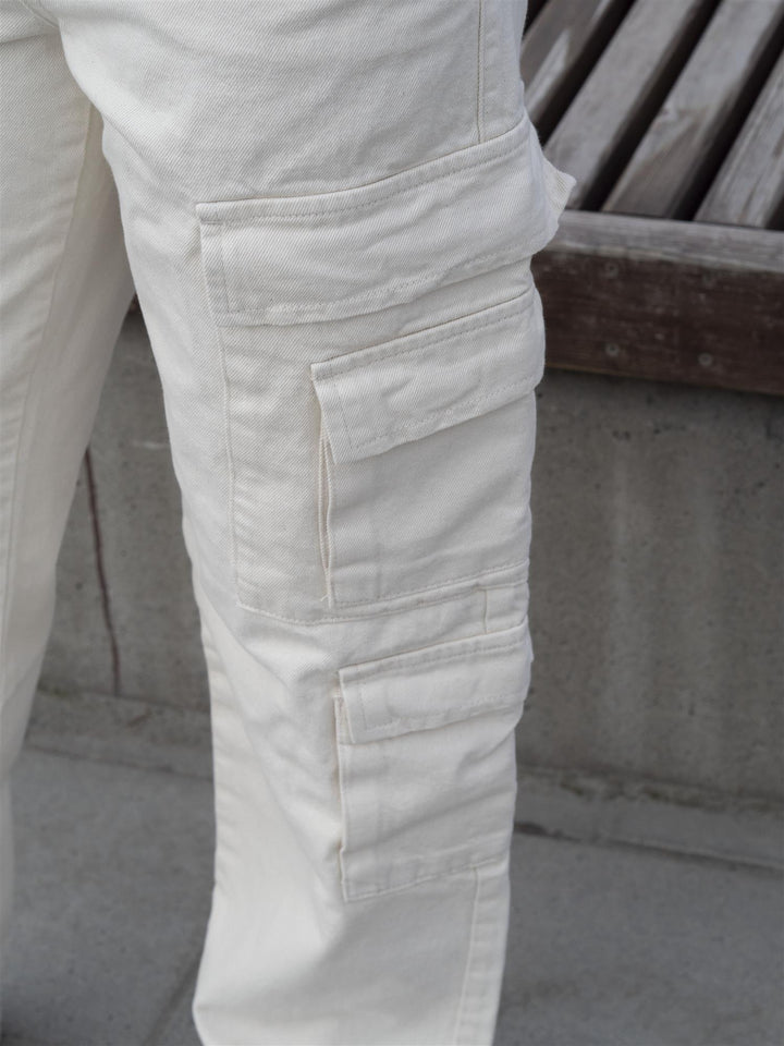 Tiana Work Straight Cargo Offwhite