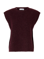 Lulu Knit Vest Burgunder