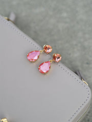 Classic Drop Earings Coral