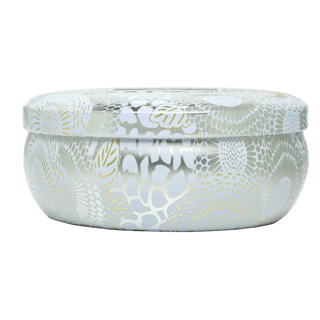 3 Wick Tin candle Sparkling cuvee Hvit