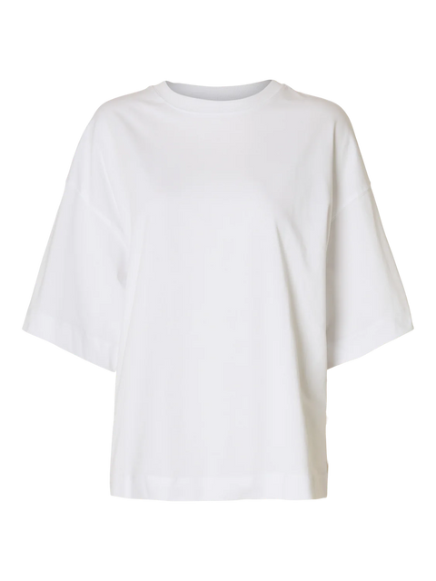 Col Woman Oversized Tee Hvit