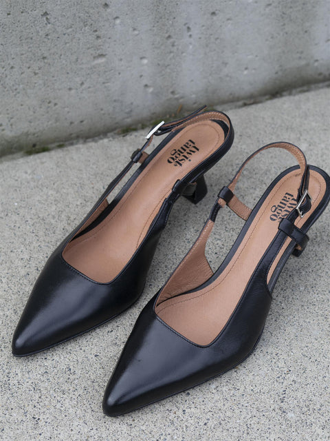 New York Slingback Heels Sort